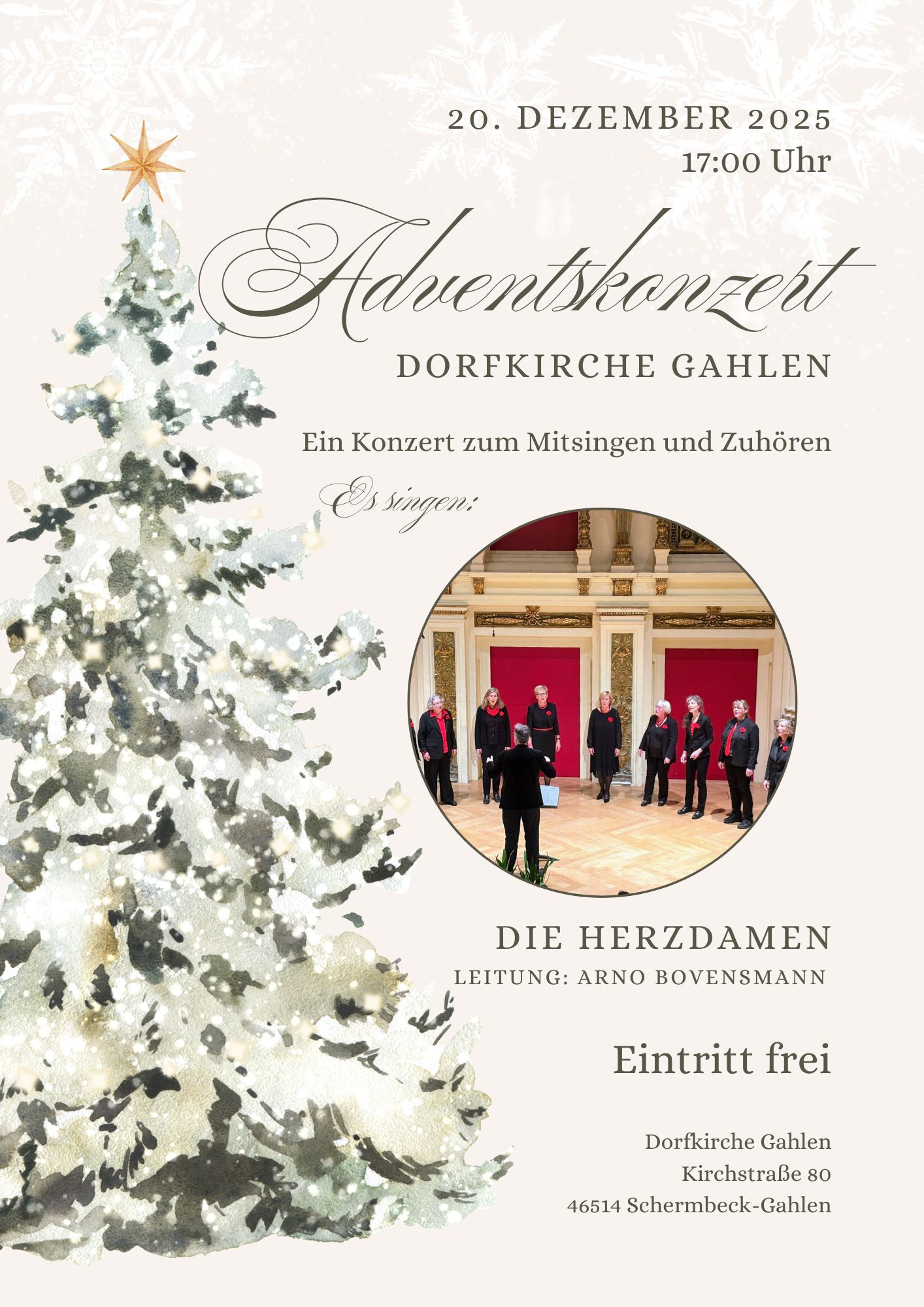 20.12.2025 – Adventskonzert Gahlen